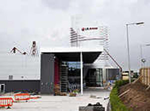 Supporting image for story: Steel tower an icon for £29m new arena