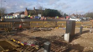 The incident took place at the junction of Bentley Road North and Wolverhampton Road West 