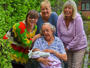 Supporting image for story: Baby Betty-Jo makes five generations for Shropshire family