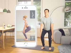 Supporting image for story: New motion-tracking fitness app turns your phone into a virtual personal trainer