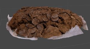 A 3D image of the Gobowen Hoard. Pic: British Museum Trustees