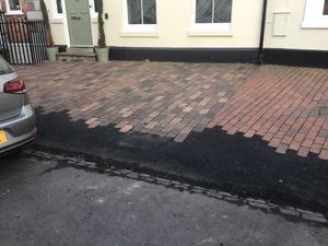 Repairs on East Castle Street, Bridgnorth