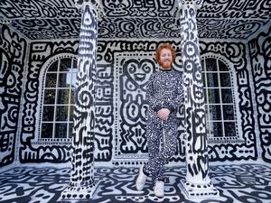 Supporting image for story: Artist’s plan to build seaside home covered in doodles could be approved