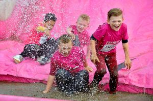 Sandwell Valley, West Bromwich at the Race for Life Mud Run