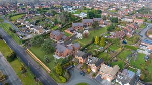 Aerial view of The Stamp Works, Bridgnorth