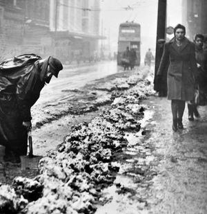 Supporting image for story: 'A heartfelt note to Peter Rhodes on his illness' - Your Letters, plus 1947 snow and an unexpected worker in a picture throwback