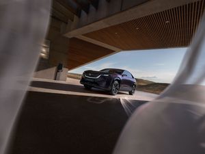 Supporting image for story: Mazda takes covers off CX-6e electric SUV at Brussels Motor Show