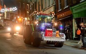The tractor run raised funds for charity