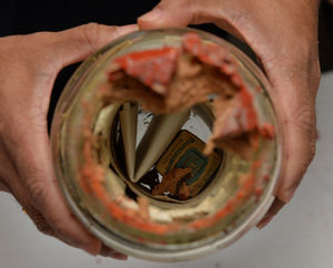 Inside the 1903 capsule