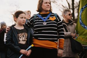 The march in Shrewsbury