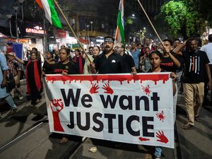 Supporting image for story: Indian police volunteer jailed for life over rape and killing of trainee doctor