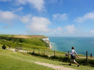 Supporting image for story: A French pilot just crossed the English Channel in a flying car