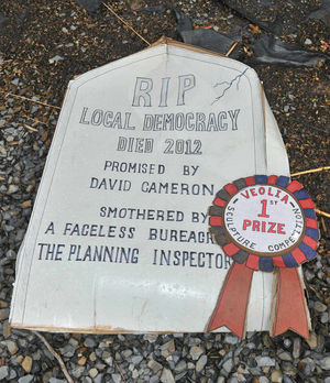 The RIP sign to local democracy