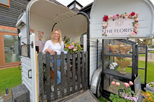 Sam Sexton renovated an old horse box into a florist