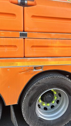 Damage to one of the gritters. Photo: National Highways