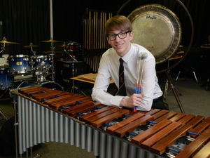 Supporting image for story: Telford percussionist, 18, reaches final of BBC Young Musician of the Year competition - watch him play