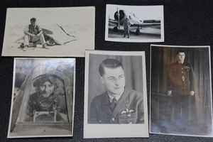Photographs of William 'Joe' Willshaw are also included in the lot