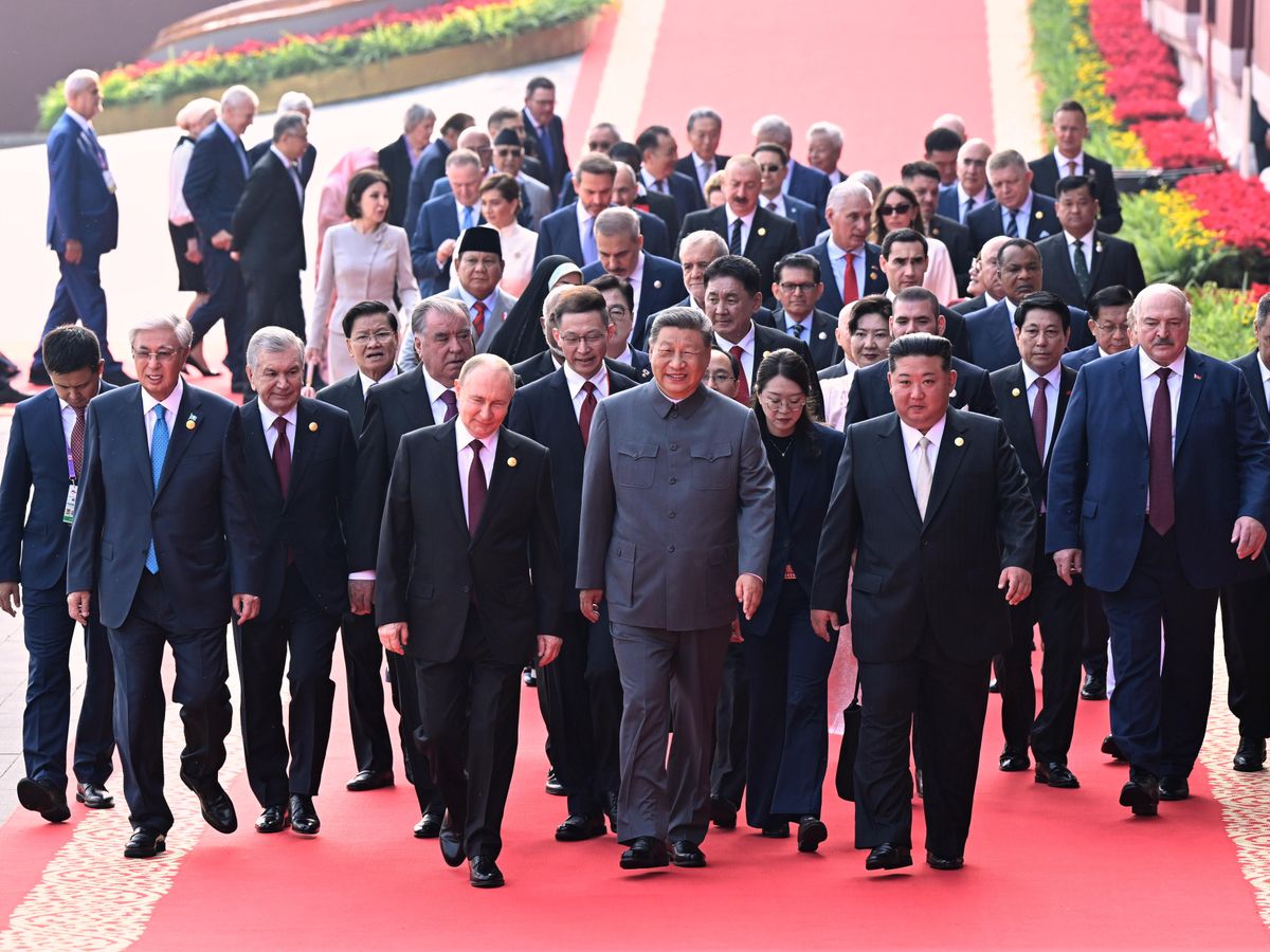 World leaders joined China’s military parade in show of solidarity with Beijing