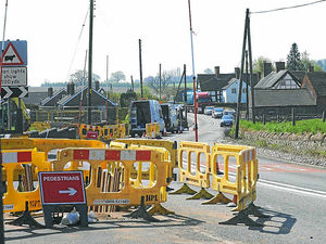 Supporting image for story: Roadworks cause misery for village on A49