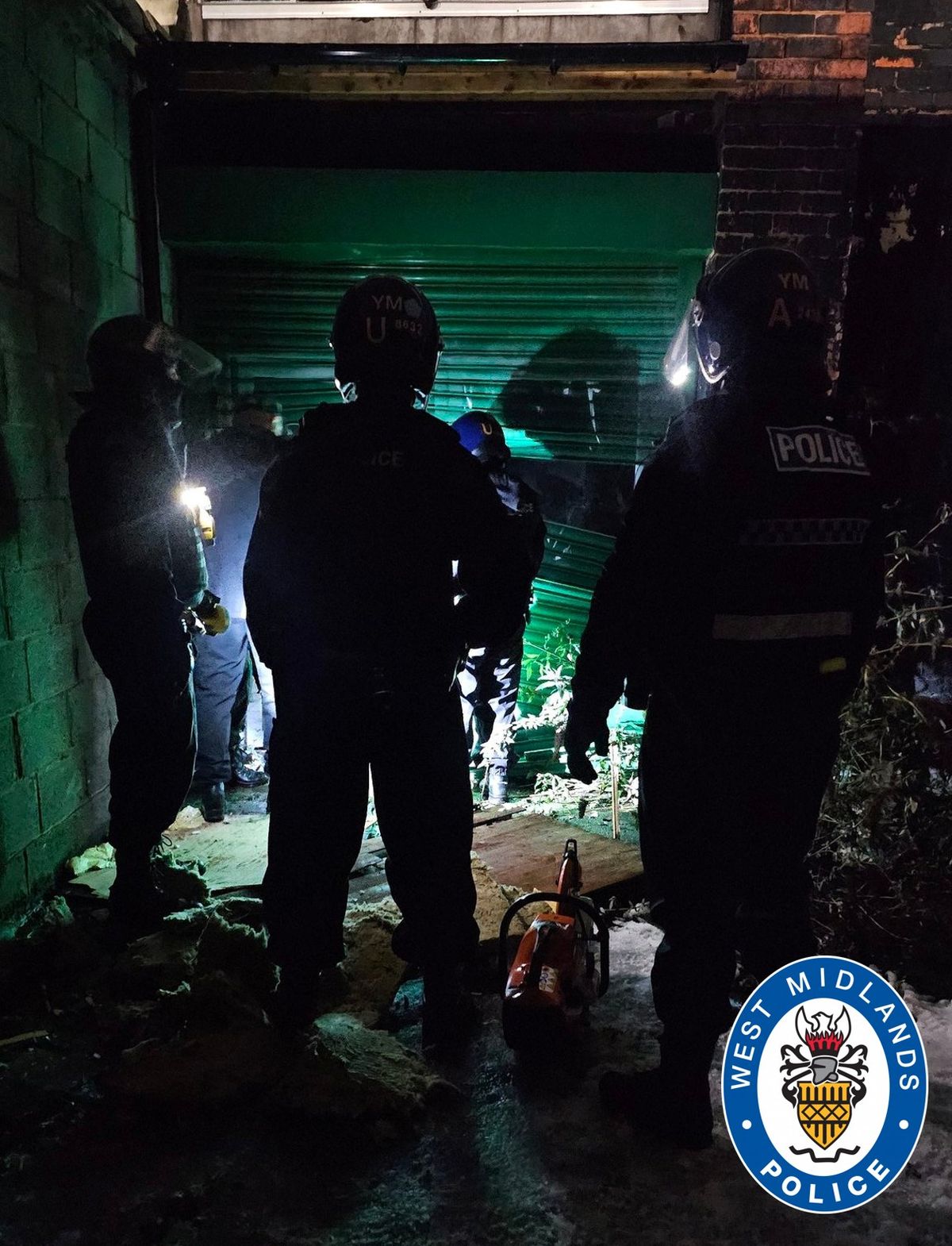 This was one of the biggest hauls discovered in the area - Cannabis plants worth &pound;1.7 million seized in huge Walsall drugs haul