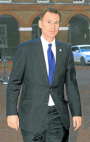 Health Secretary Jeremy Hunt