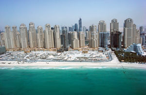 Aerial of Dubai, United Arab Emirates. (Photo by ITP Images /Construction Photography/Avalon/Getty Images)