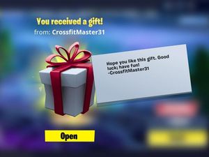 Supporting image for story: You can now gift Fortnite items to your friends