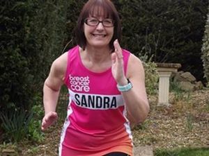 Supporting image for story: Oswestry cancer survivor Sandra running marathon for charity