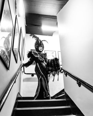 The halls of the theatre offer plenty of opportunities to get steps in. Photo: Danny Kaan