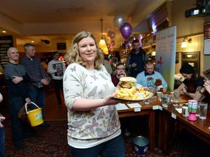 Supporting image for story: Watch: Telford's gigantic charity burger