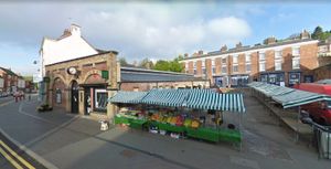 Cheadle Market Hall, in Cheadle, Staffordshire