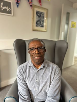 Andy Williams, Rowanbrook Care Home resident. 