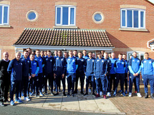 Supporting image for story: West Brom boss takes Albion squad on visit to Staffordshire children's hospice