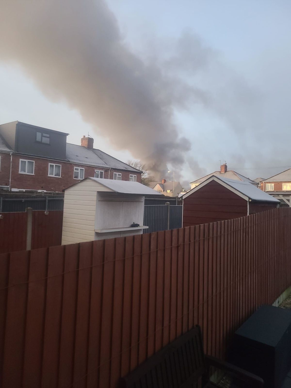 Major fire reported in Wolverhampton sending smoke plumes over city - residents speak of hearing explosions