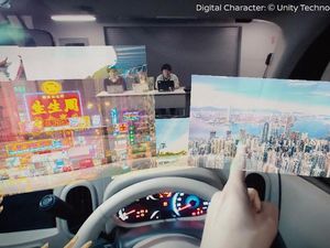 Supporting image for story: Nissan looks to help drivers see hidden obstacles