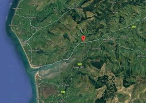 A map showing Plas Talgarth's location in between Aberdovey and Machynlleth. Photo: Google