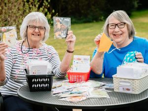 Supporting image for story: Face mask duo raise £5,000 for Midlands Air Ambulance