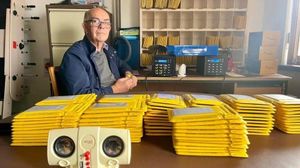 Chairman Mike Hall has volunteered to send Audio news to homes across Staffordshire for the last 25 years