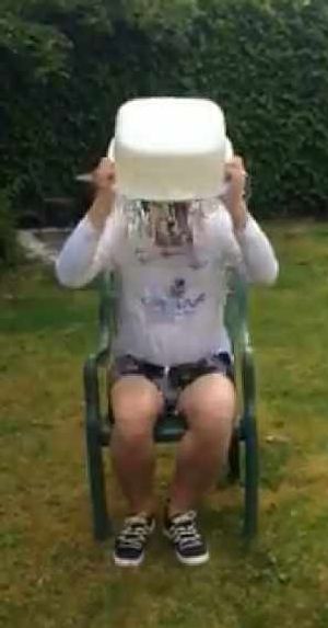 Keith Harrison does the Ice Bucket Challenge
