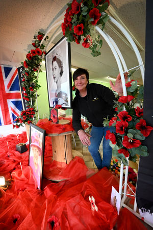 Clare Dunn takes a closer look inside the display in the shop window 