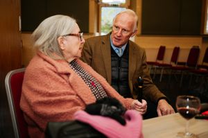 Mark Laws of the Wenlock Foresters Charitable Trust at Priory Hall in Much Wenlock 