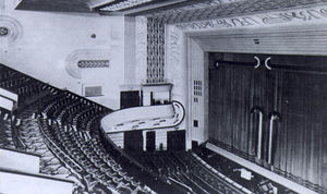 The interior of the Dudley Hippodrome pictured in 1957