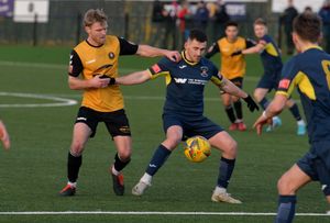 Rushall Olympics' Thomas Thorley and Ben Fowkes..