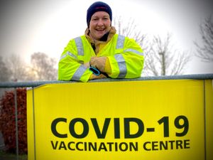 Supporting image for story: Shropshire fire staff help out with Covid vaccination drive