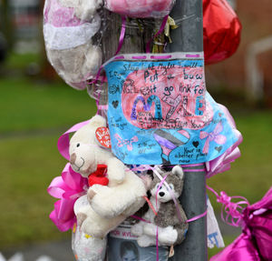 Tributes outside the scene of the tragedy