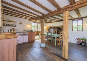 The breakfast kitchen at Penkridge Hall.