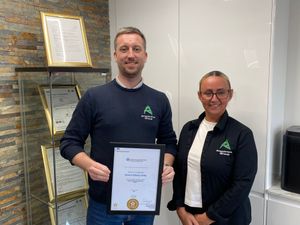 Production supervisor Ewelina Lewocka and Quality Engineer Richard Doody