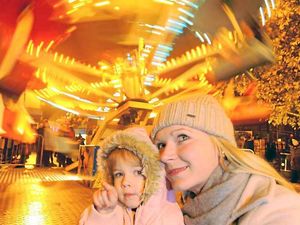 Supporting image for story: Cannock Christmas lights switched on