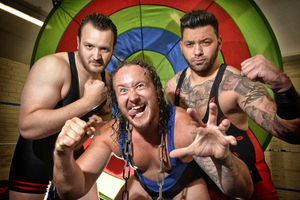 The trio get ready for action