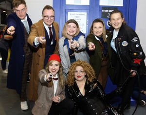 Dr Who fans at Wales Comic Con's Telford Takeover.